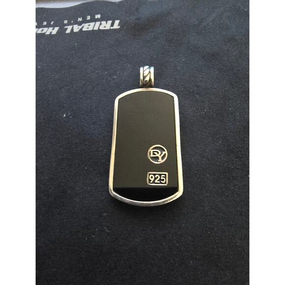 David Yurman Black Onyx Tag - Picture 2 of 4